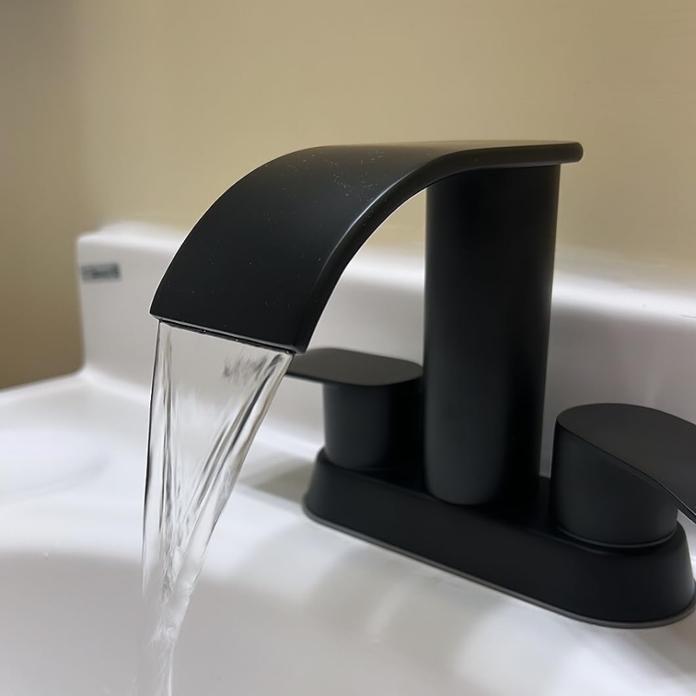 waterfall bathroom faucet